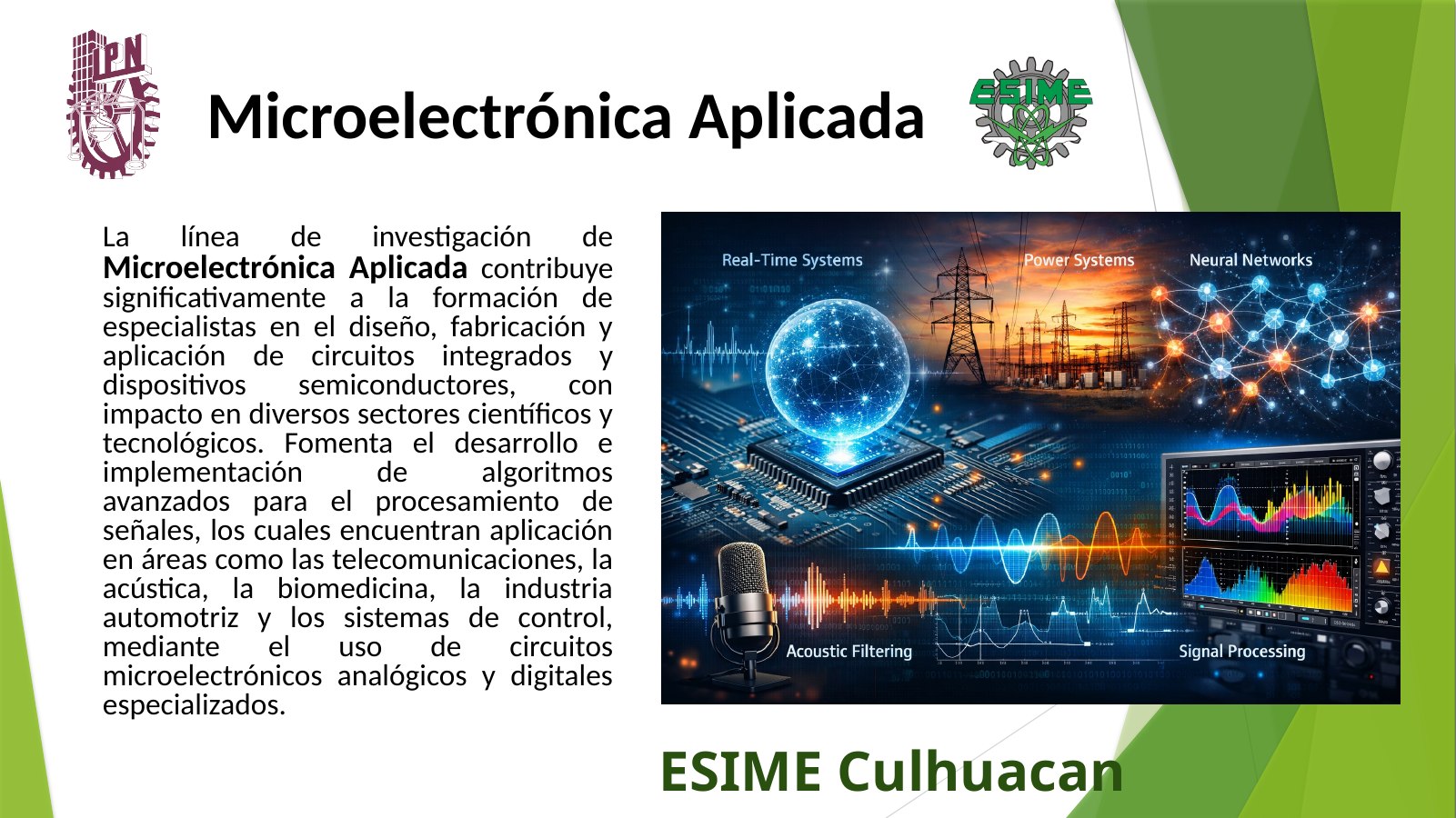 Presentación de Microelectrónica Aplicada