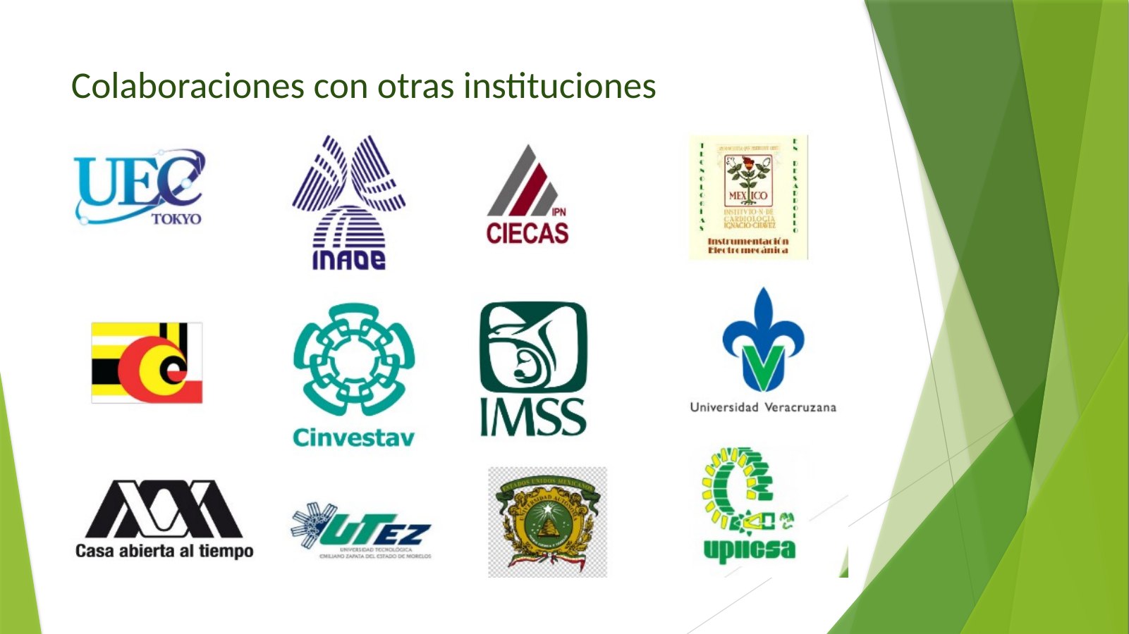 Colaboraciones con otras instituciones